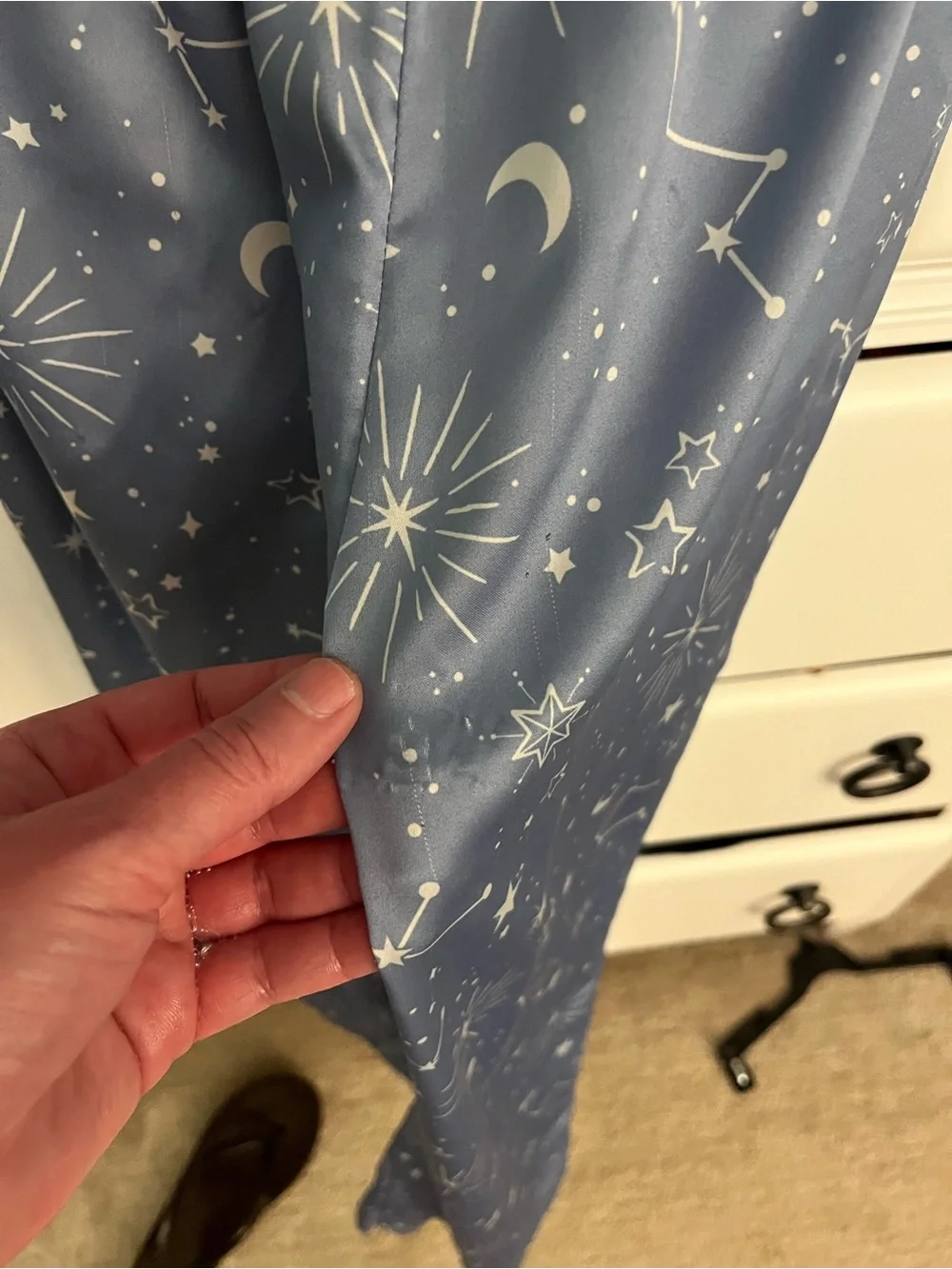 Justice Blue Star & Constellation Pajama Pants